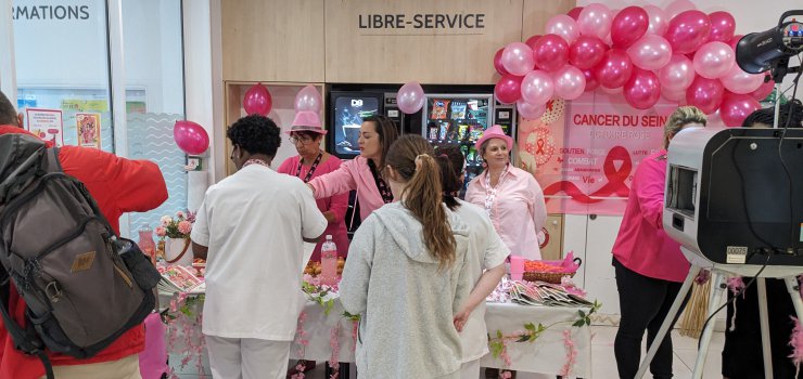 Octobre Rose à l'hôpital Stell : une mobilisation forte pour le dépistage du cancer du sein
